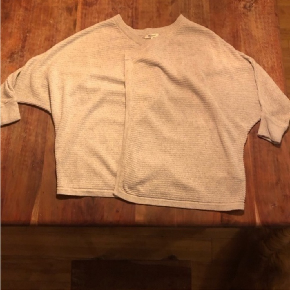 Madewell Boxy Cardigan with 3/4 Sleeve